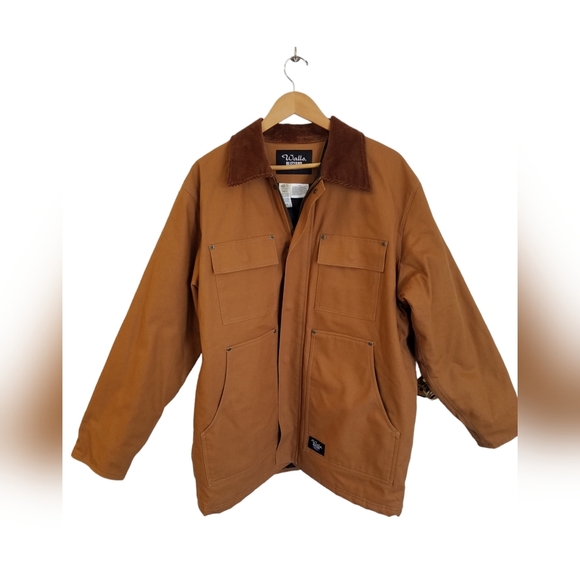 Walls Men's Blizzard Pruf Jacket Brown Large Tall Chest 42 -44  Quilt Lined - Picture 1 of 17